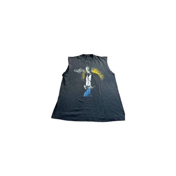 Vintage Kenny Rogers T-Shirt Share Your Love Country Music 1989 Black Made In Us - Picture 1 of 4